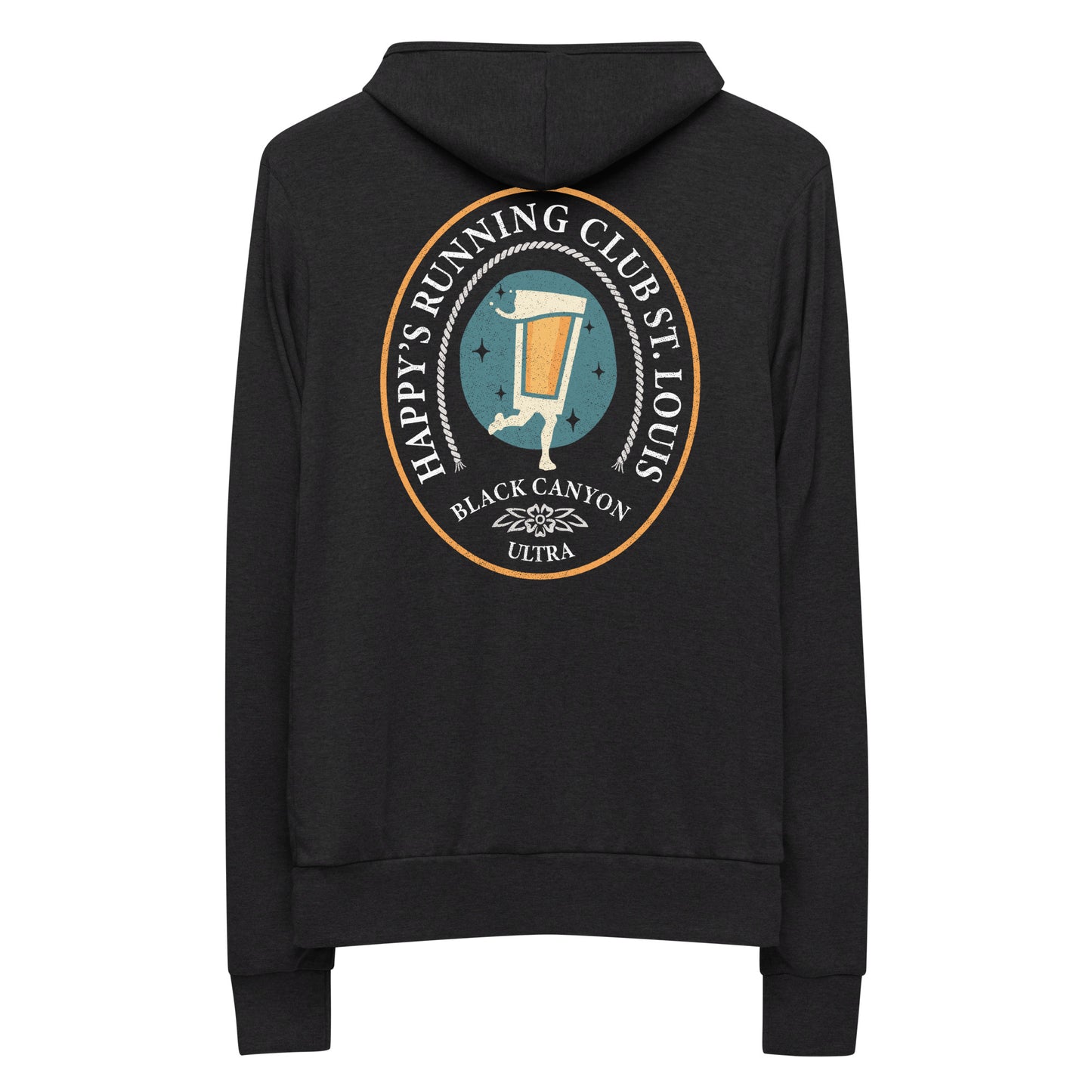 Happy's Running Club Does Black Canyon Lightweight Hoodie